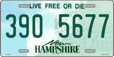 NH license plate 3905677