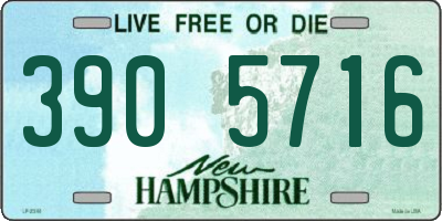 NH license plate 3905716