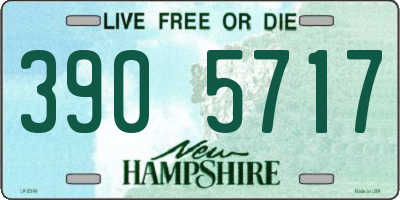 NH license plate 3905717