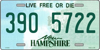 NH license plate 3905722