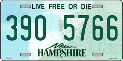 NH license plate 3905766