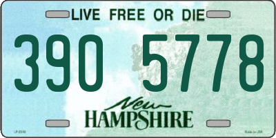 NH license plate 3905778