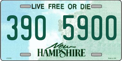 NH license plate 3905900