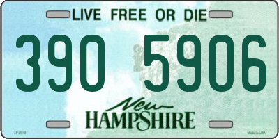 NH license plate 3905906