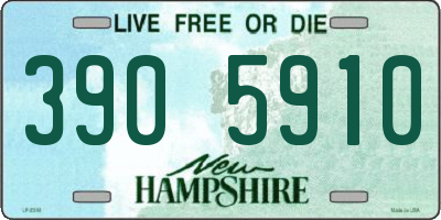 NH license plate 3905910