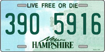 NH license plate 3905916