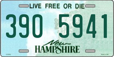 NH license plate 3905941