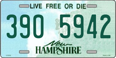 NH license plate 3905942