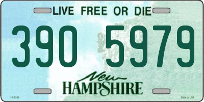 NH license plate 3905979