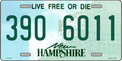NH license plate 3906011
