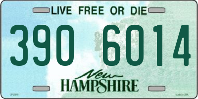 NH license plate 3906014