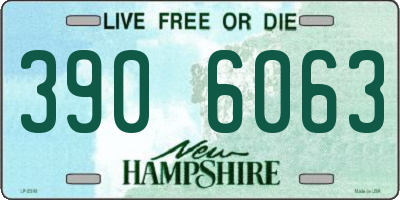 NH license plate 3906063