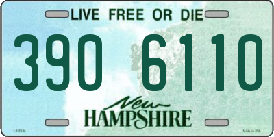 NH license plate 3906110