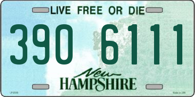 NH license plate 3906111