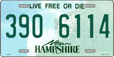 NH license plate 3906114