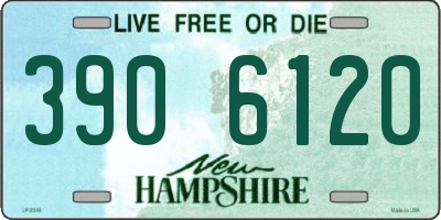 NH license plate 3906120