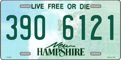 NH license plate 3906121