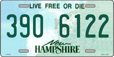 NH license plate 3906122