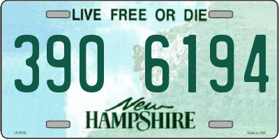 NH license plate 3906194