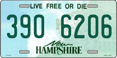 NH license plate 3906206