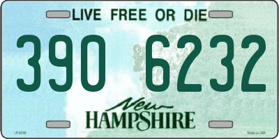 NH license plate 3906232