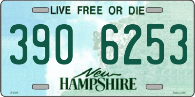NH license plate 3906253