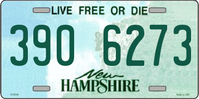 NH license plate 3906273