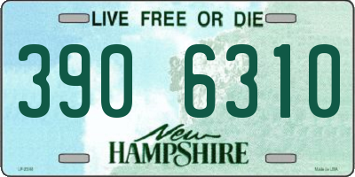 NH license plate 3906310