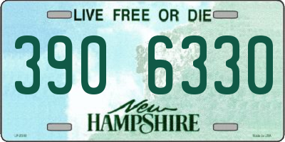 NH license plate 3906330
