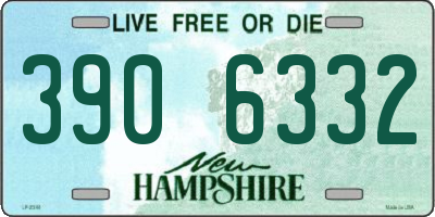 NH license plate 3906332