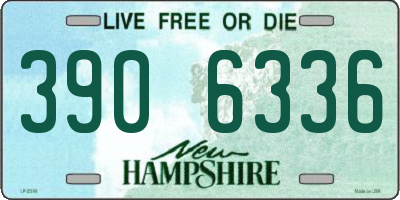 NH license plate 3906336