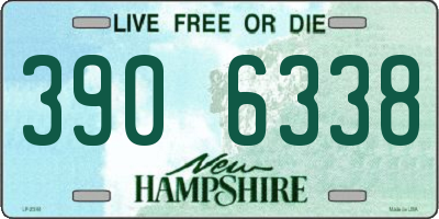 NH license plate 3906338