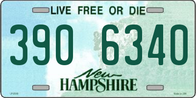 NH license plate 3906340