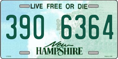 NH license plate 3906364