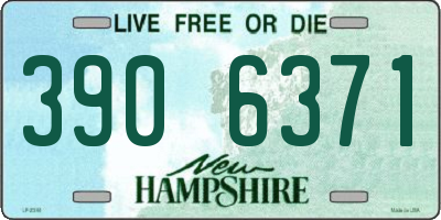 NH license plate 3906371