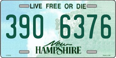 NH license plate 3906376
