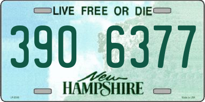 NH license plate 3906377