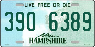 NH license plate 3906389
