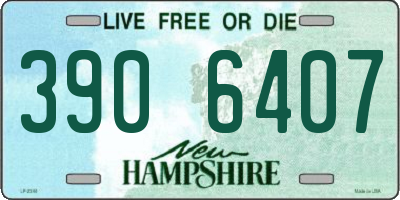 NH license plate 3906407