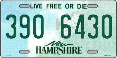 NH license plate 3906430