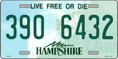 NH license plate 3906432