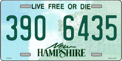 NH license plate 3906435