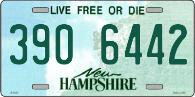 NH license plate 3906442
