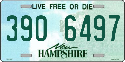 NH license plate 3906497