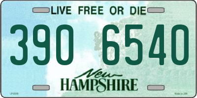 NH license plate 3906540
