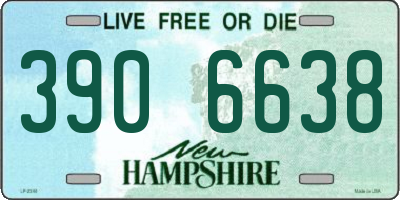 NH license plate 3906638