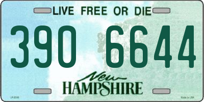 NH license plate 3906644