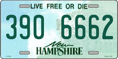 NH license plate 3906662