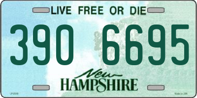 NH license plate 3906695