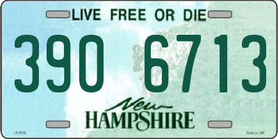 NH license plate 3906713